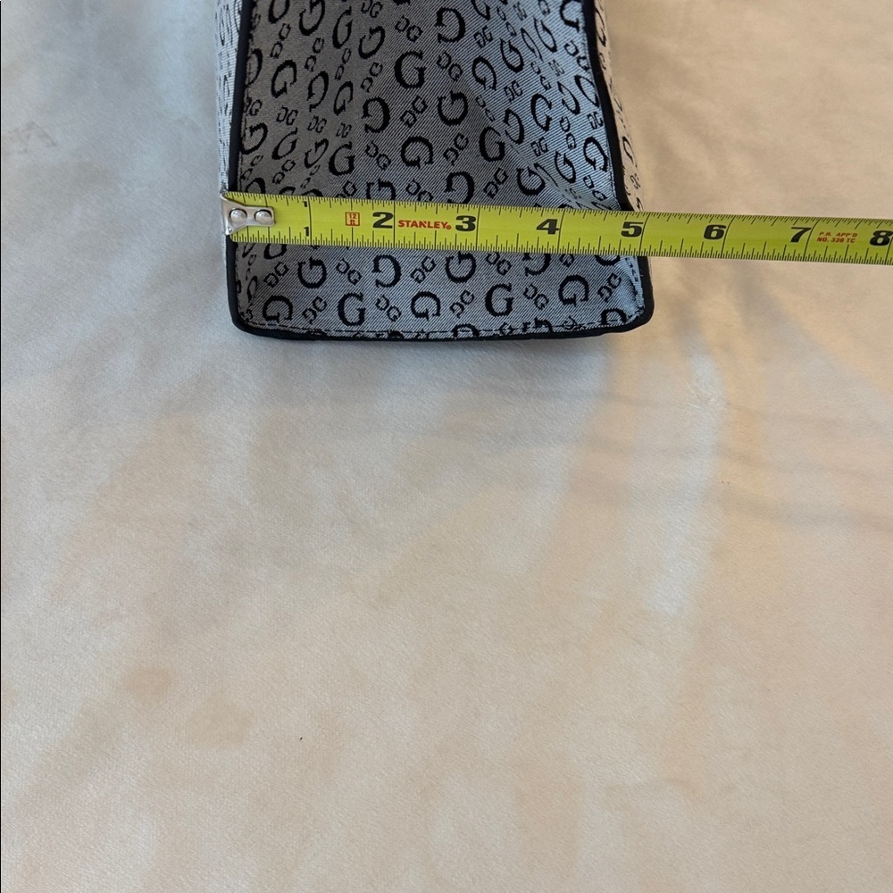 NEW! GUESS Signature Monogram Tote in Black and Gray - Picture 14 of 14